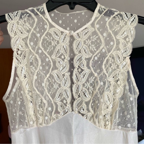 Vintage Janice Young for Vanessa Lace Nightgown Slip Dress - Picture 15 of 15